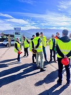 L’assessore regionale Thomas De Luca in visita al TMB di Foligno
